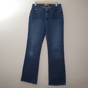 Lee Natural Bootcut Washed Blue Jeans Size 8